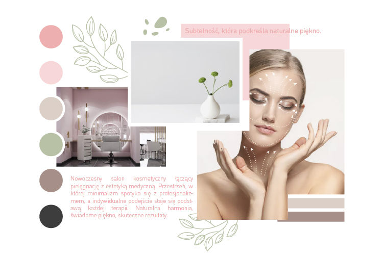 Moodboard – inspiracje graficzne dla salonu